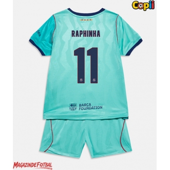 Barcelona Raphinha Belloli #11 Echipament de Fotbal Replică 2026-27 Copii Treilea (+ Șorturi)